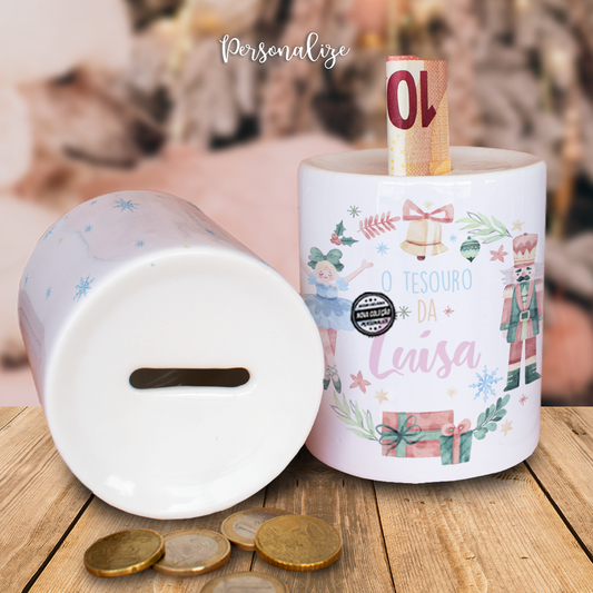 Mealheiro cerâmica quebra-nozes "O tesouro"