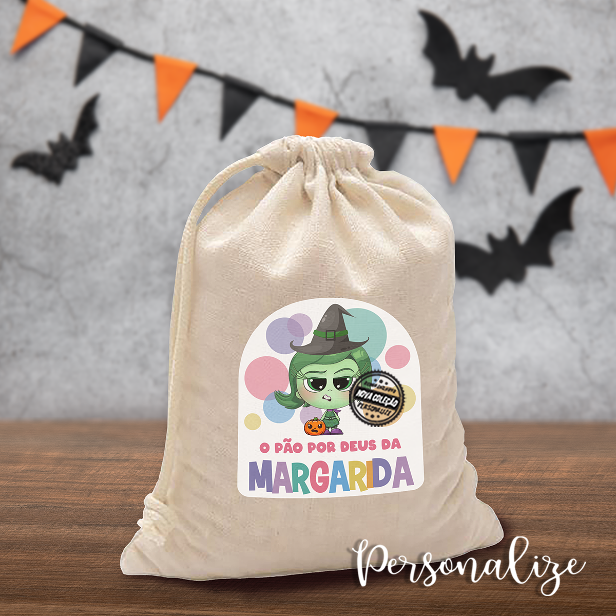 Saco pão por Deus "Divertidamente"