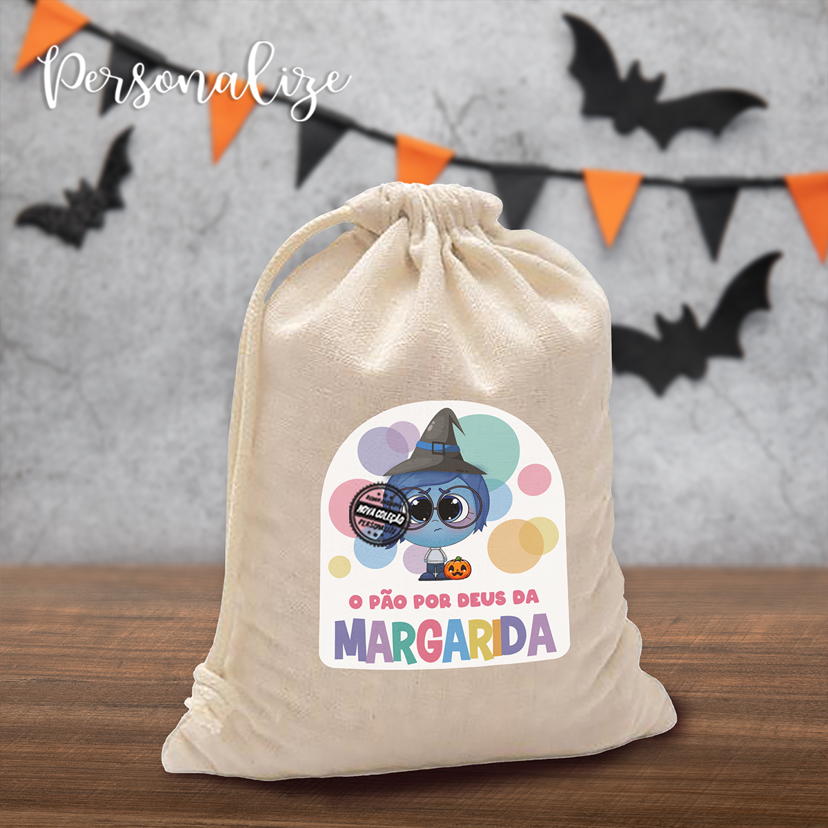 Saco pão por Deus "Divertidamente"