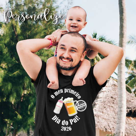 T-shirt e/ou Body 1º dia do Pai "Brinde"