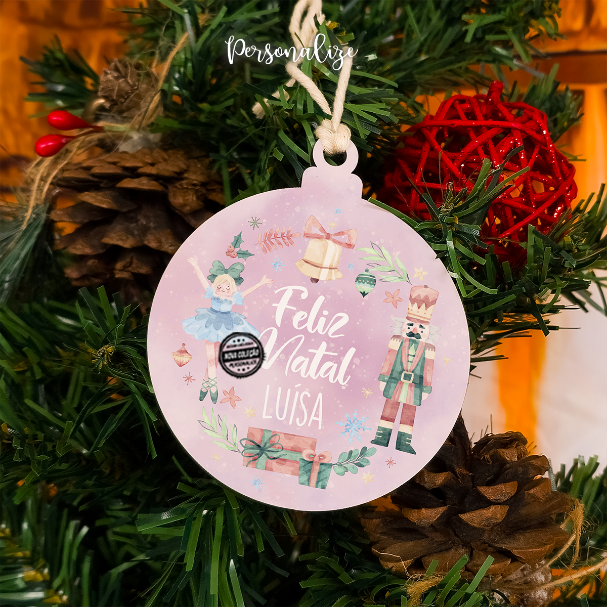 Pendente de natal Quebra-nozes