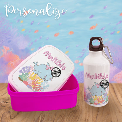 Marmita e/ou garrafa "Animais do mar"