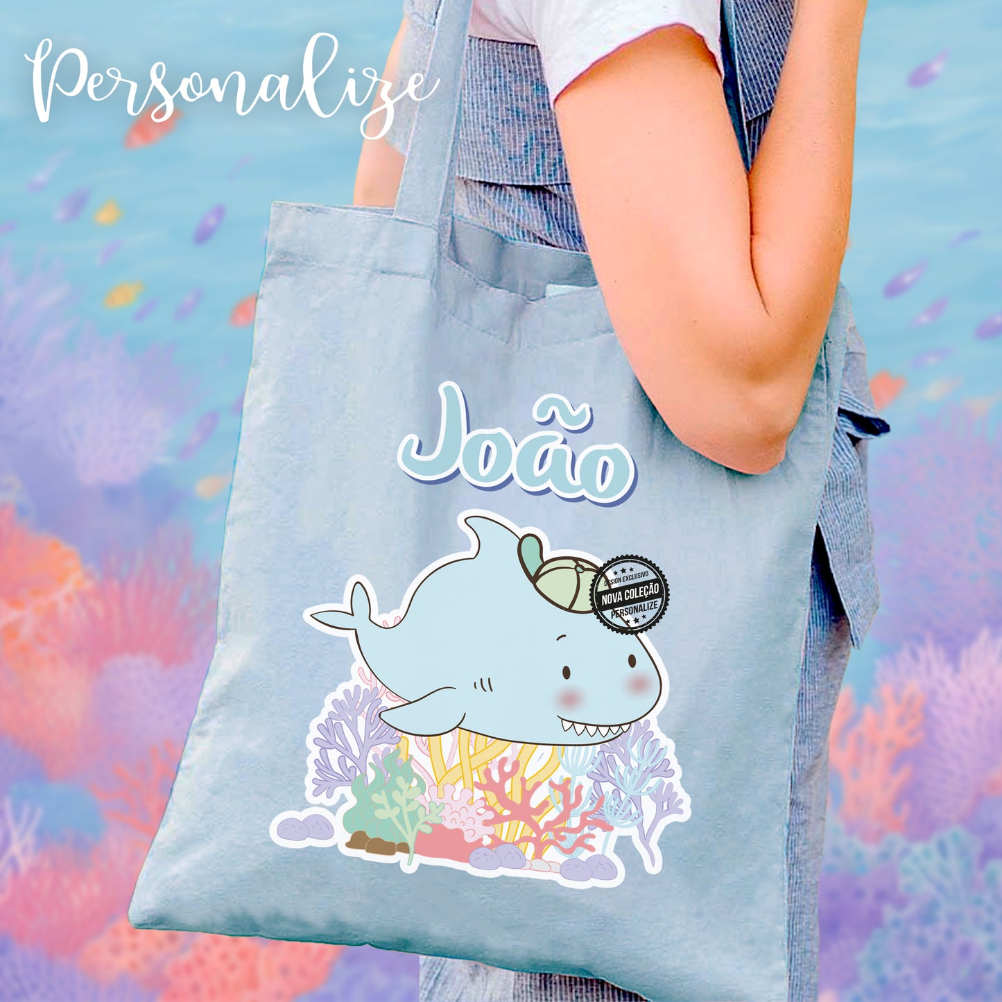 Saco "Animais do mar"