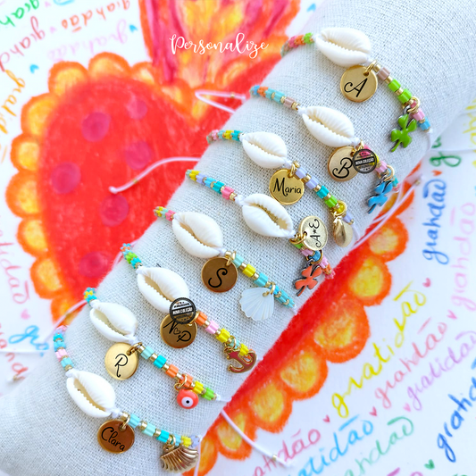 Pulseiras Personalizadas - Um detalhe só teu 💖

Cria uma pulseira única, feita especialmente para ti ou para alguém especial. Personaliza-a com&nbsp;iniciais&nbsp;que tenham um significado único.

Perfeitas para oferecer em aniversários, datas especiais, amizades, casais ou simplesmente para celebrar uma pessoa importante. ✨