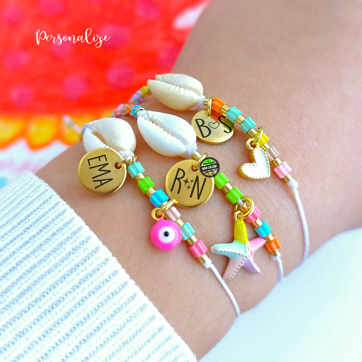 Pulseiras Personalizadas - Um detalhe só teu 💖

Cria uma pulseira única, feita especialmente para ti ou para alguém especial. Personaliza-a com&nbsp;iniciais&nbsp;que tenham um significado único.

Perfeitas para oferecer em aniversários, datas especiais, amizades, casais ou simplesmente para celebrar uma pessoa importante. ✨