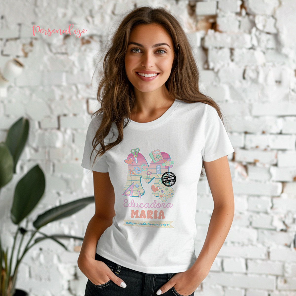 Há pessoas que ensinam com o coração e deixam cor na vida de cada criança. ✨

A t-shirt “Educadora, contigo a vida tem mais cor", é&nbsp;o presente perfeito para agradecer todo o carinho, dedicação e paciência ao longo do ano letivo.

Porque há pessoas que fazem a diferença todos os dias… e merecem senti-lo.