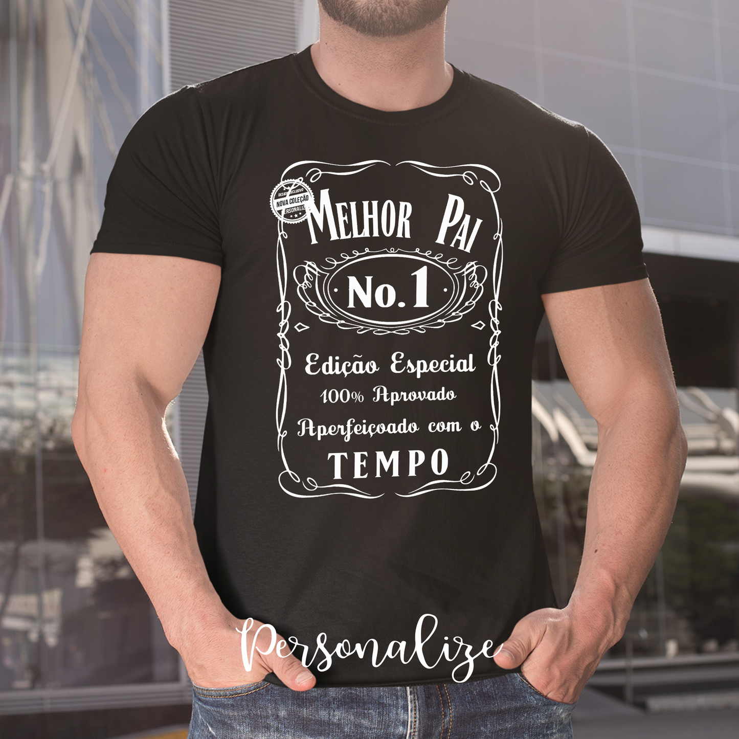 T-shirt "Melhor pai - Nº1" - EXPRESSO