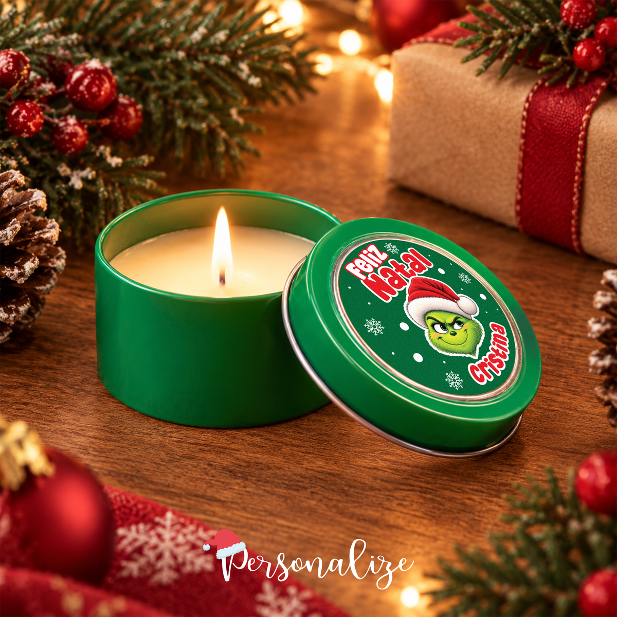 💚🎄 COLEÇÃO GRINCH - UM NATAL COM PERSONALIDADE! 🎄❤️

Quem disse que o Natal tem de ser sempre fofinho?&nbsp;O Grinch chegou à nossa loja para dar um toque de humor, irreverência e muita personalidade à época mais mágica do ano! 🎅✨

Vela Grinch "Feliz Natal", inspirada na personagem mais rabugenta da época natalícia, esta coleção reúne artigos que combinam criatividade, originalidade e o espírito irreverente do Grinch.

Seja para oferecer a alguém especial ou para dar um toque divertido ao teu Natal, aqu