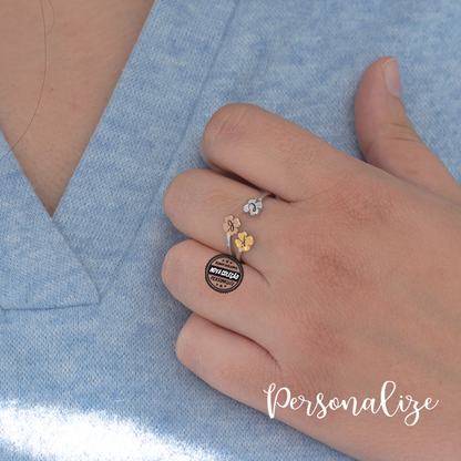 Anel trevos "iniciais"