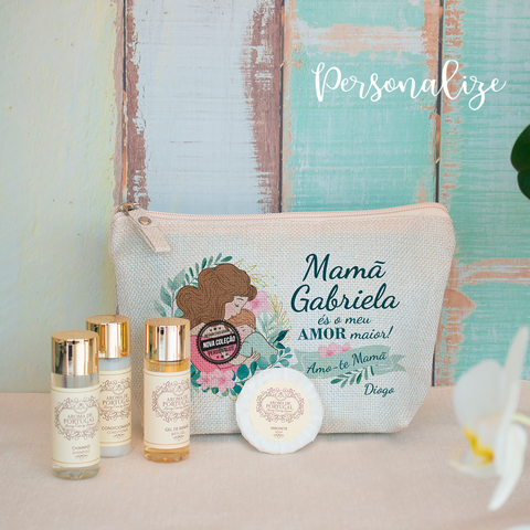 Bolsa cosméticos "Mãe, amor maior"