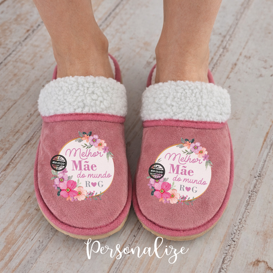 Chinelos "Melhor mãe do Mundo"