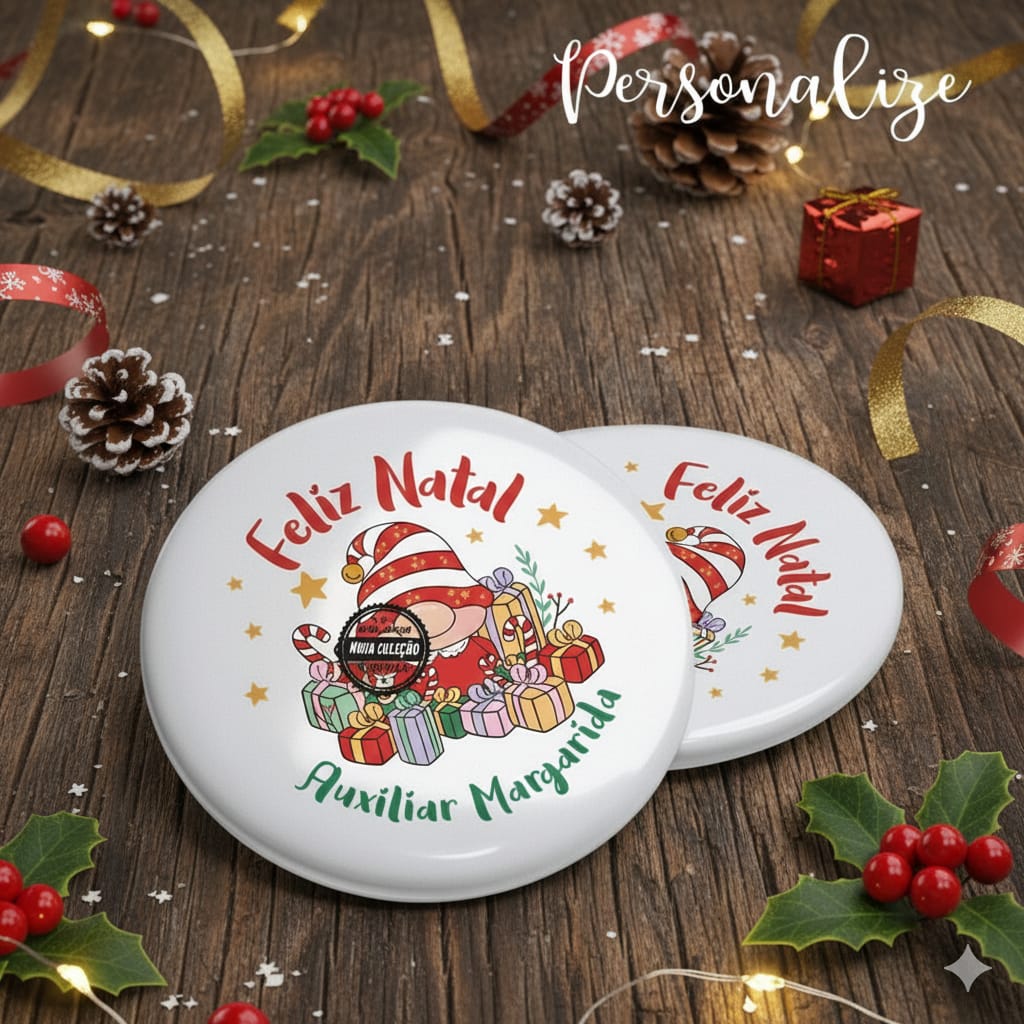 Crachá "Feliz Natal"