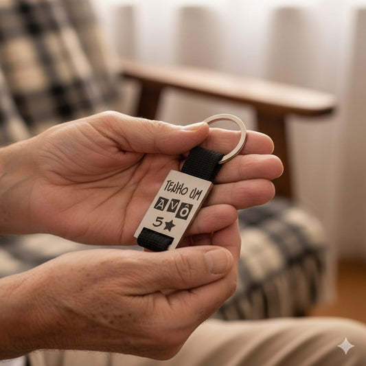 Porta chaves avô 5 estrelas