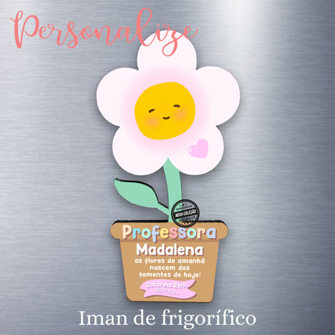 Íman flor " Professora "