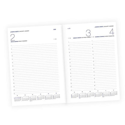 Agenda 2026 fotografia e frase inspiradora