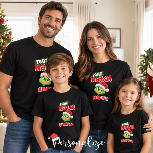 T-shirt Natal "Grinch"