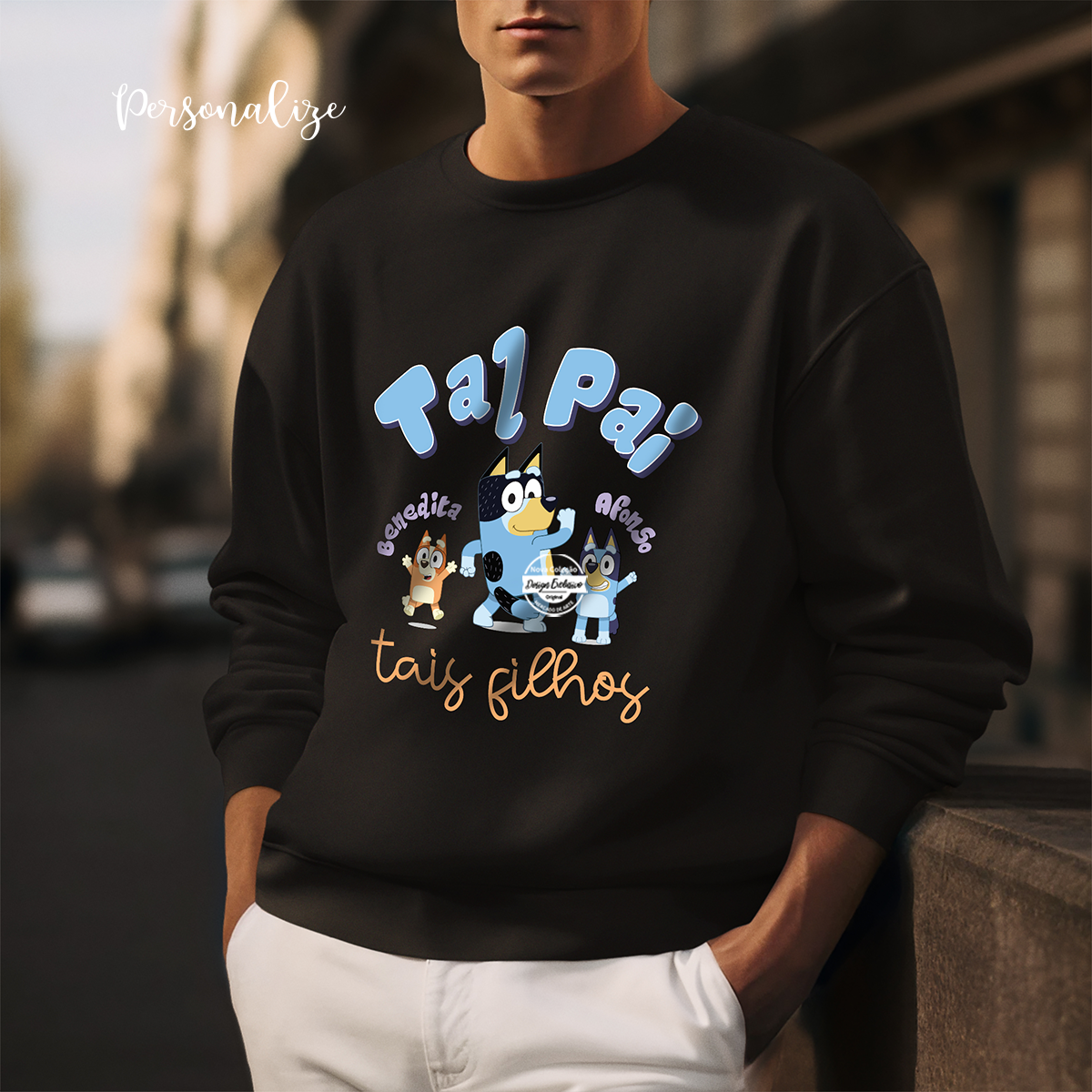 Sweat Bluey "Tal pai - Tais filhos"