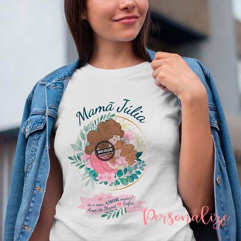 T-shirt 100% algodão "Amor maior"
