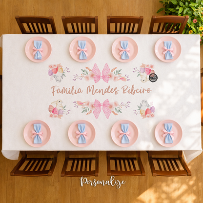 Toalha de mesa Páscoa "Família"