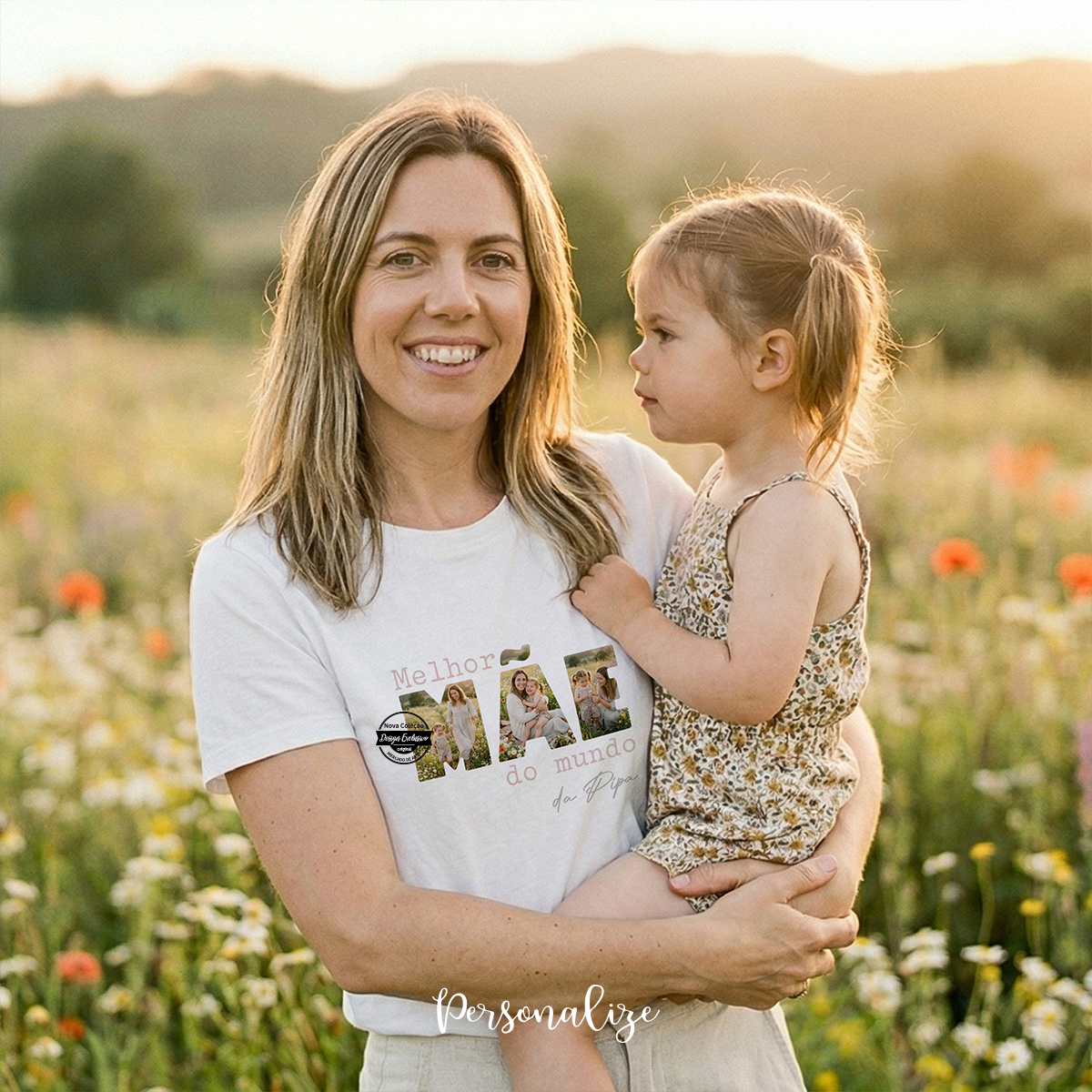 T-shirt "Melhor mãe do mundo"