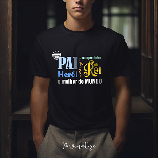 T-shirt pai "O melhor do mundo"