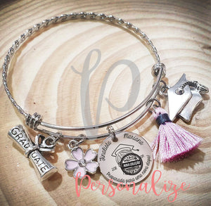 Escrava entrançada aço inox " finalistas" Personalize