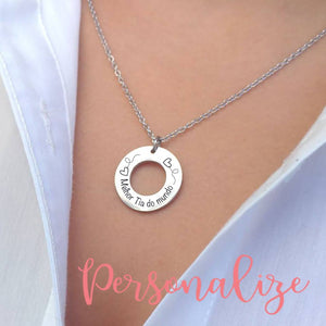 Fio " Melhor tia do mundo" Personalize