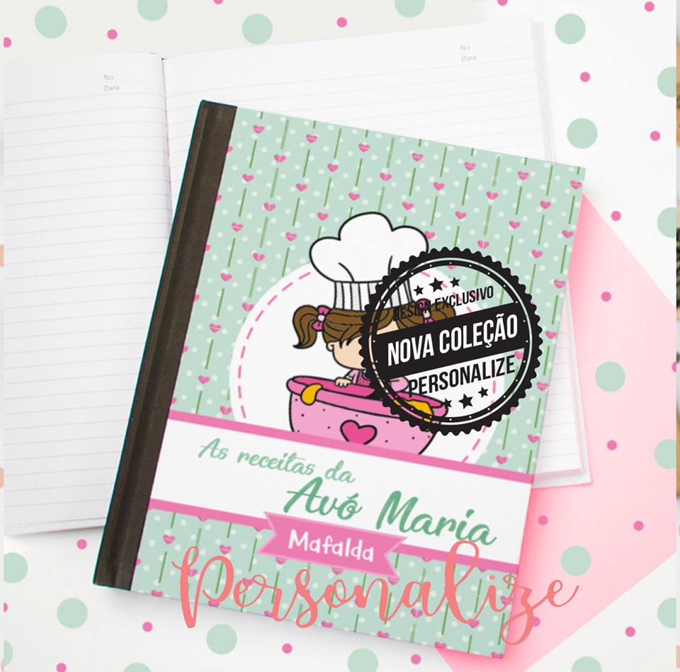 Livro "As receitas da avó" Personalize
