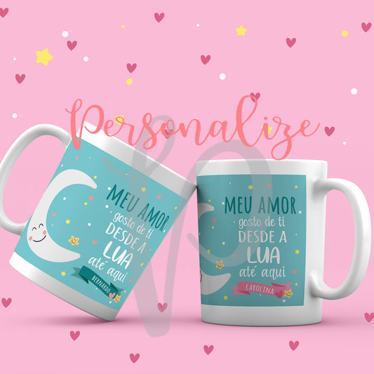 Caneca loiça "Meu Amor..." Personalize