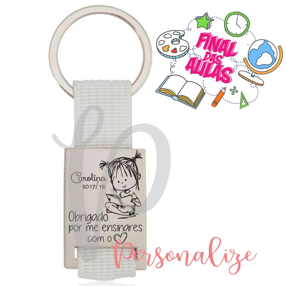 Porta chaves metal Personalize
