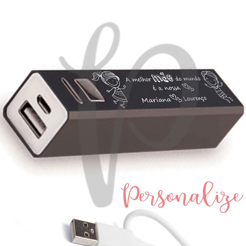 Power Bank Personalizavel Personalize