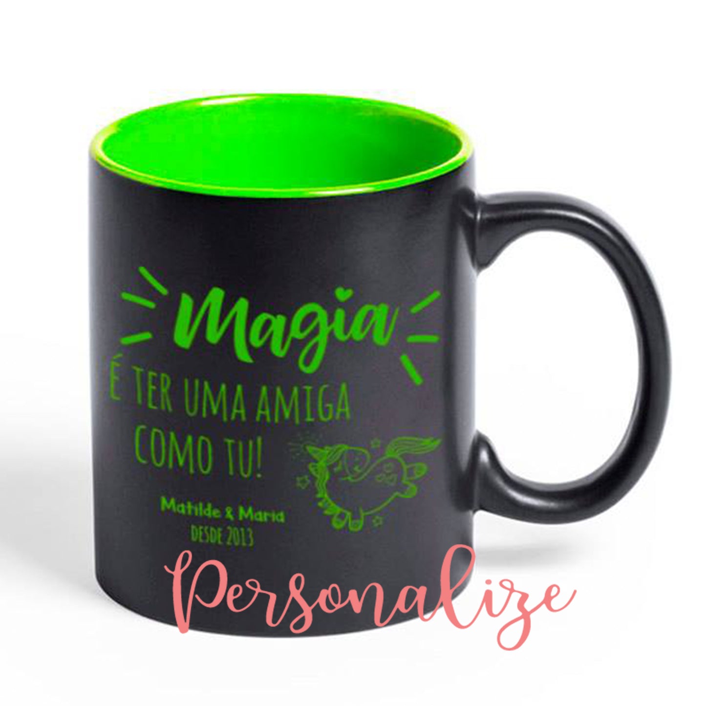 Caneca em cerâmica "Ter uma amiga....." Personalize