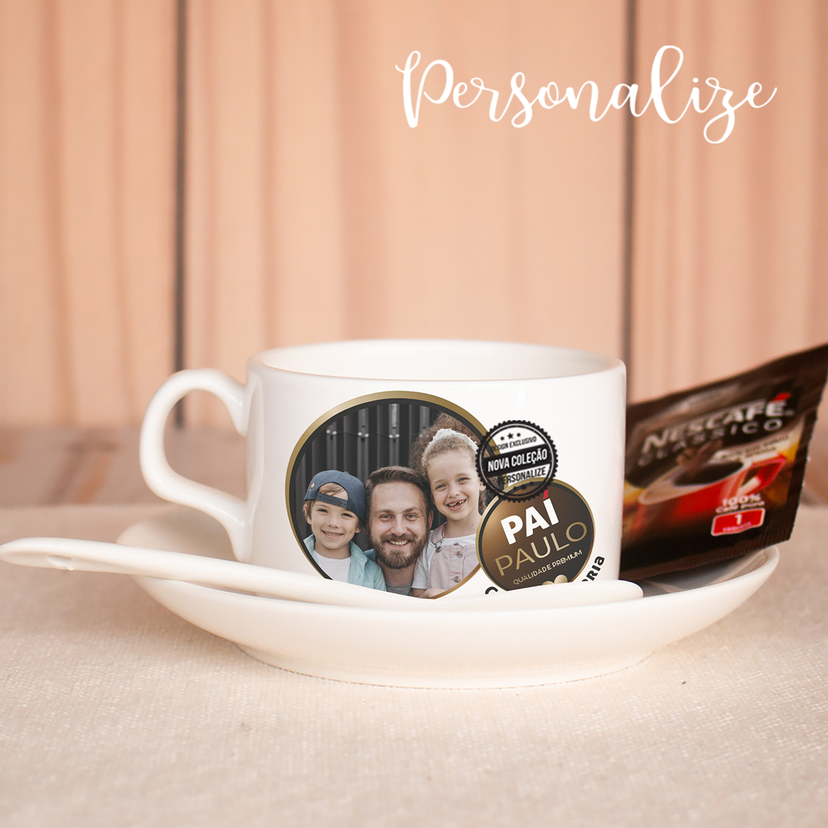 Chávena de café " Pai, qualidade premium"