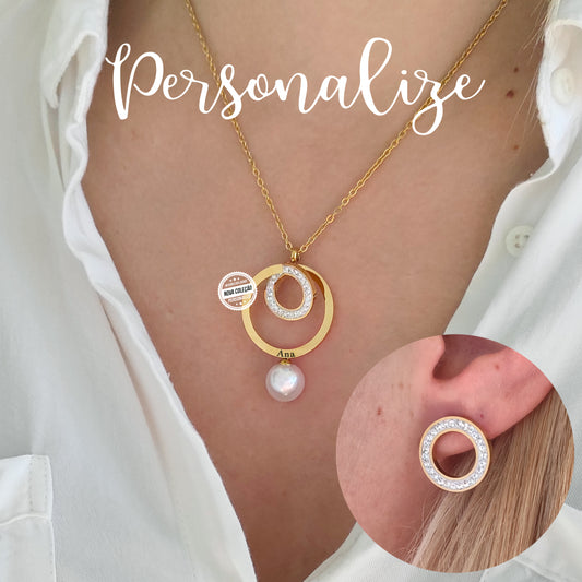 Conjunto " Ana " fio e brincos