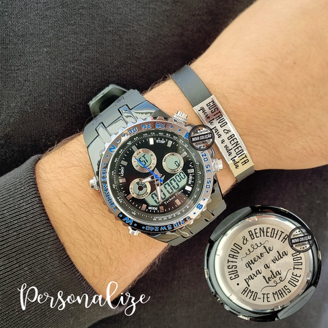 Relógio e/ou pulseira "Quero-te para a vida toda"