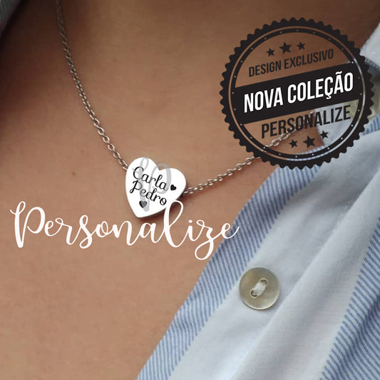 Fio com nomes, aço inoxidável Personalize