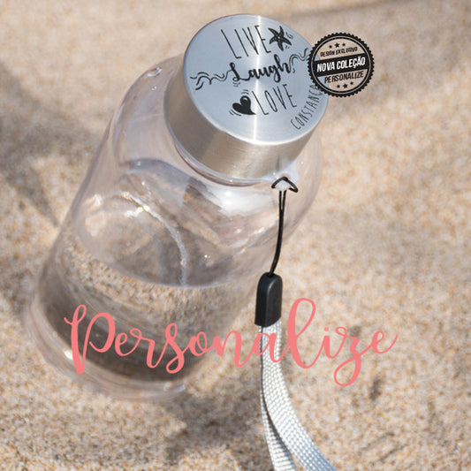 Garrafas " Live, Laugh, Love"