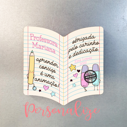 iman formato livro dedicado a prefossoras 