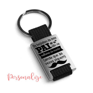 Porta-chaves completo em metal Personalize