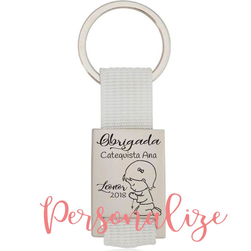 Porta chaves catequista Personalize