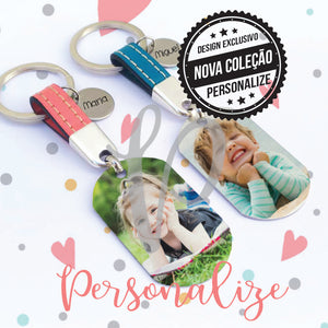 Porta chaves com foto a cores Personalize