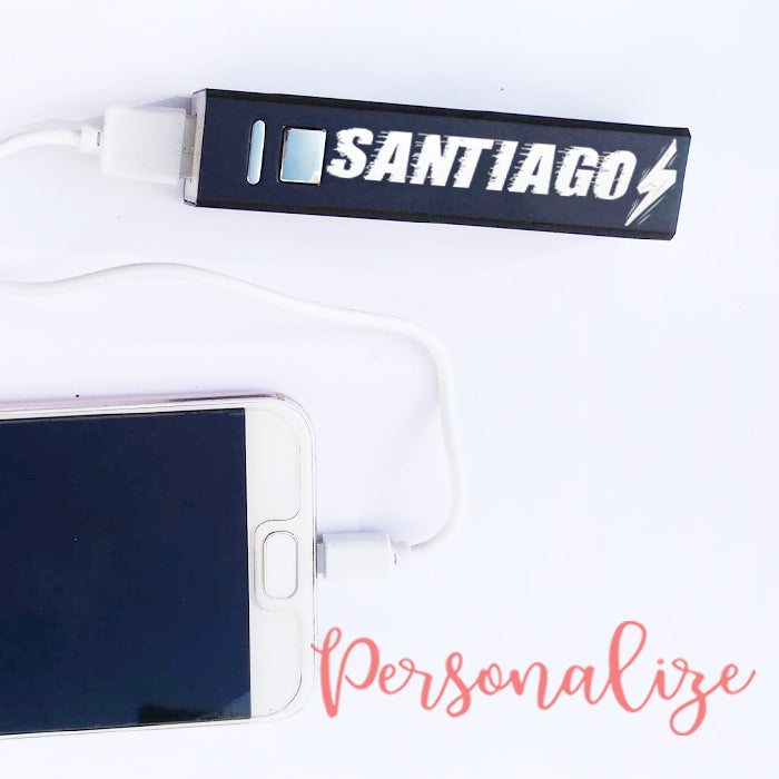 Power Bank " com nome" Personalize