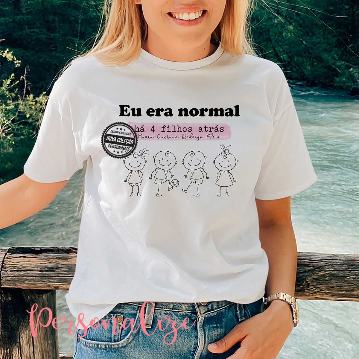 T-shirt " Eu era normal..."